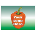 Orange Bell Pepper Badge/Button (2.5" x 3.5")